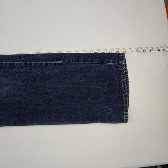 Levi's 517 bootcut jeans blue denim 36x32 medium wash mens 5537 - Picture 6 of 12